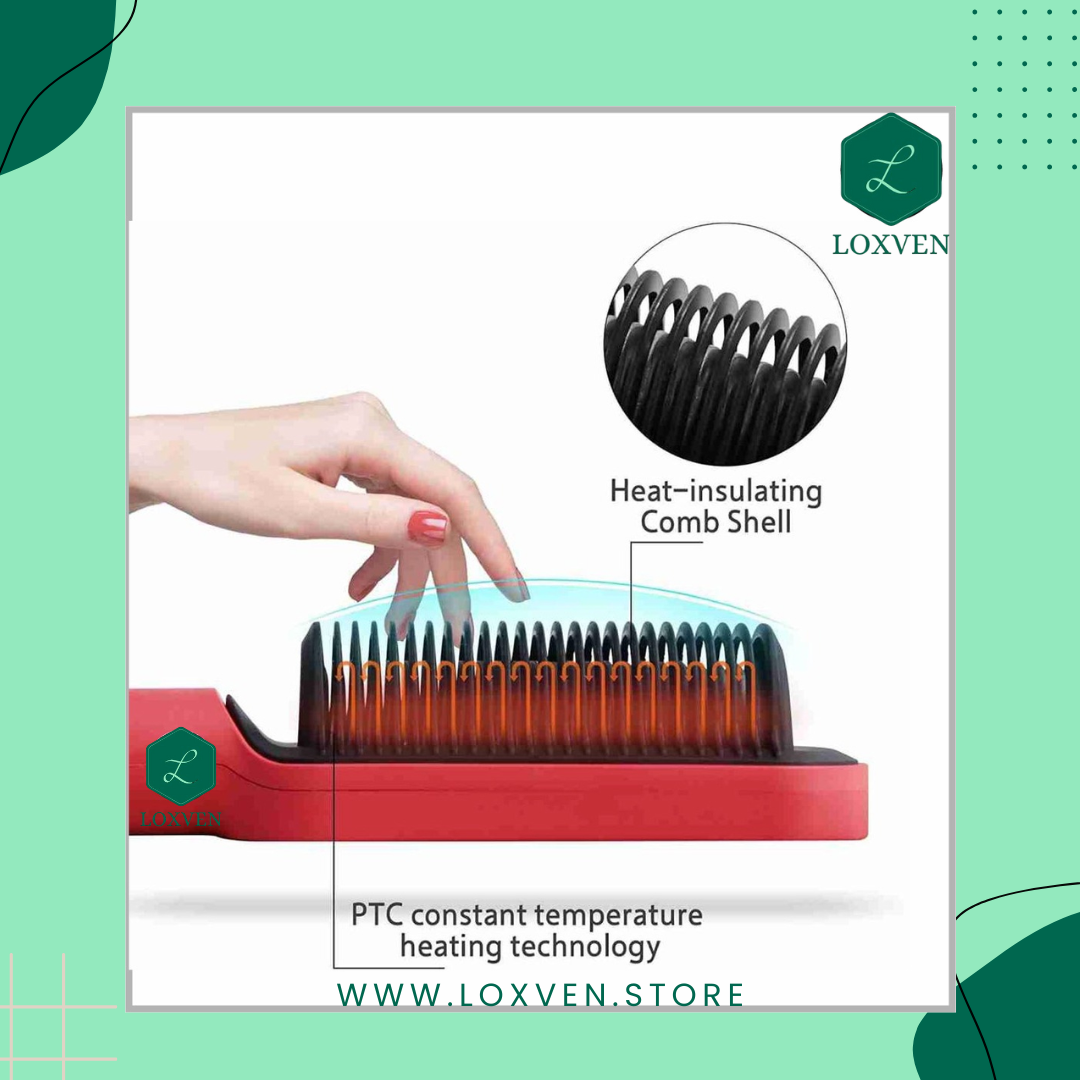 Hair Straightening & Curling Comb