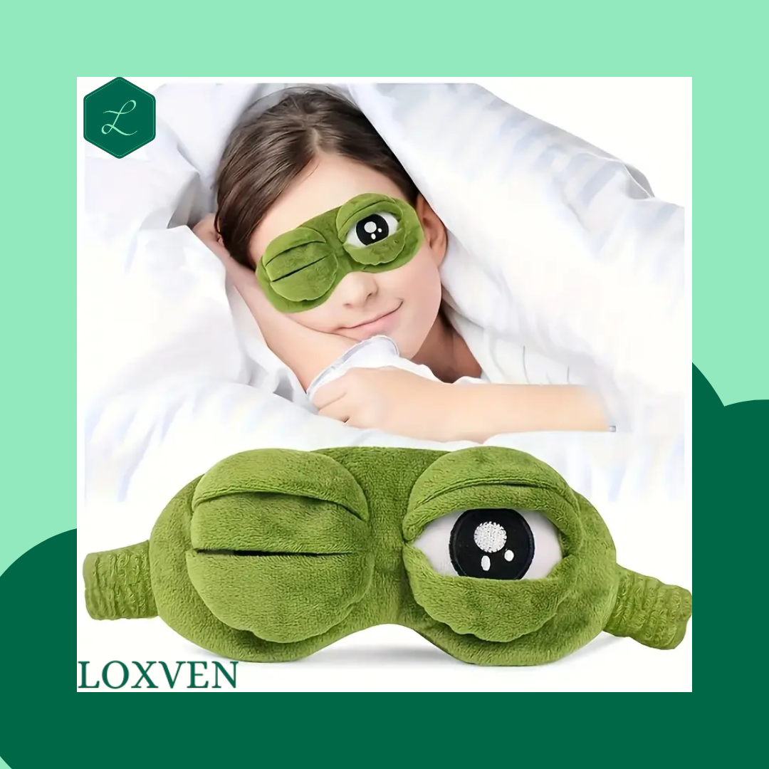 3D Sad Frog Eye Mask