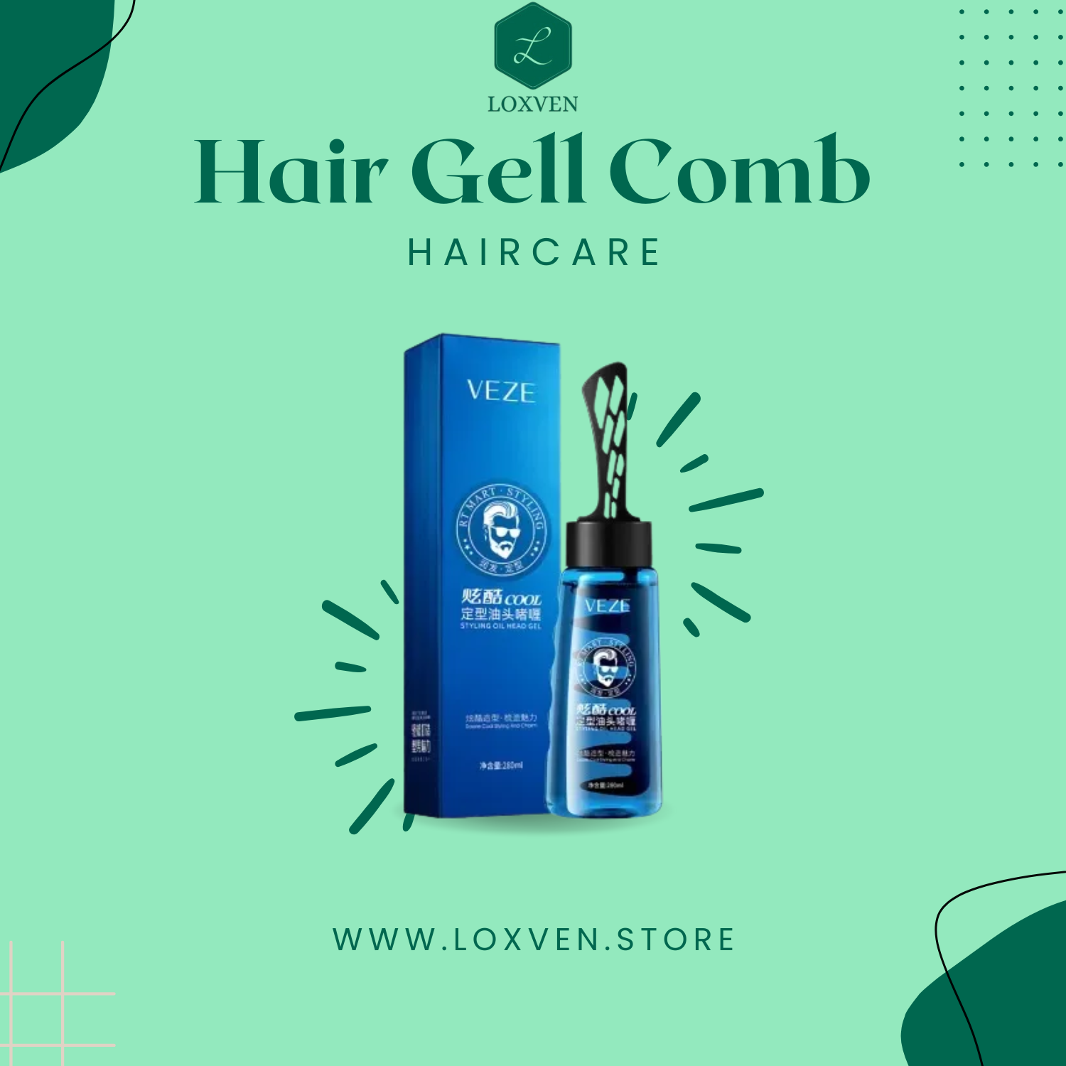 Veze Hair Gel Comb (280ml)